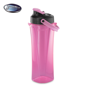 VASO DE BATIDOS ROSA , 600ML.