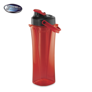 VASO DE BATIDOS COLOR ROJO, 600ML.